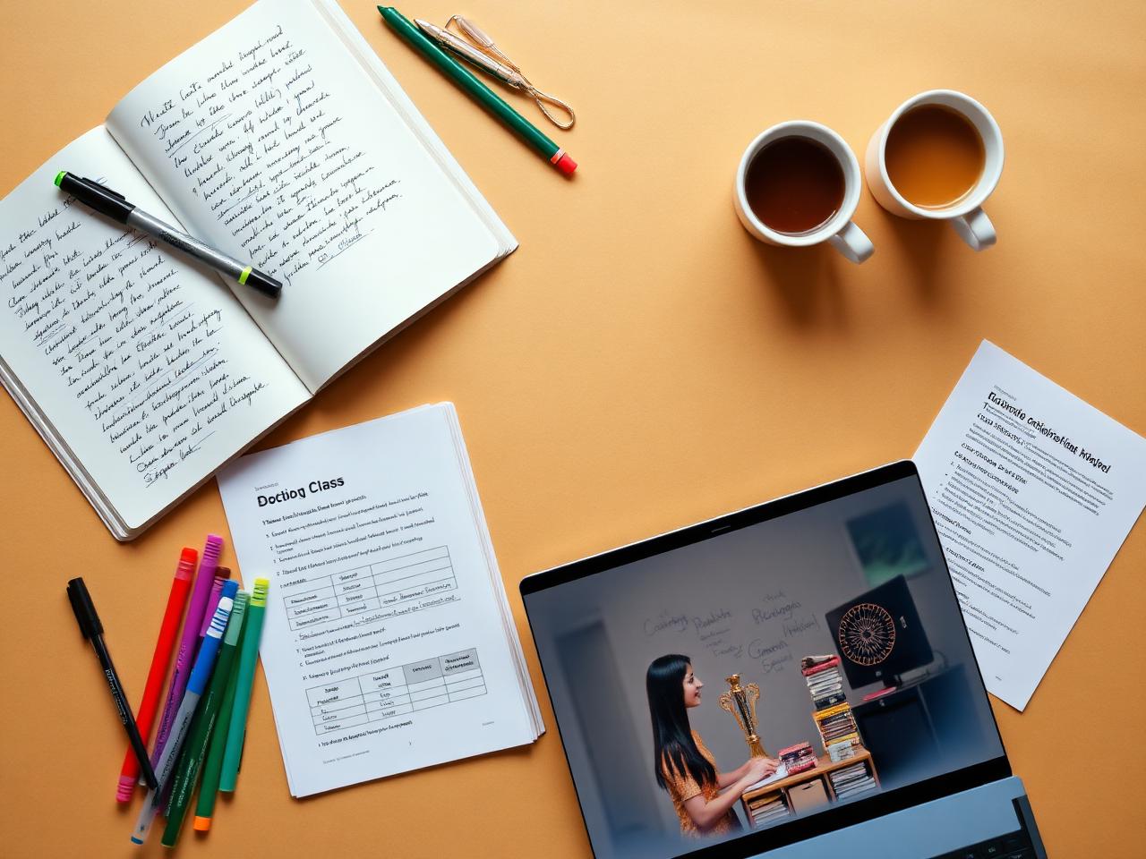 Students studying together